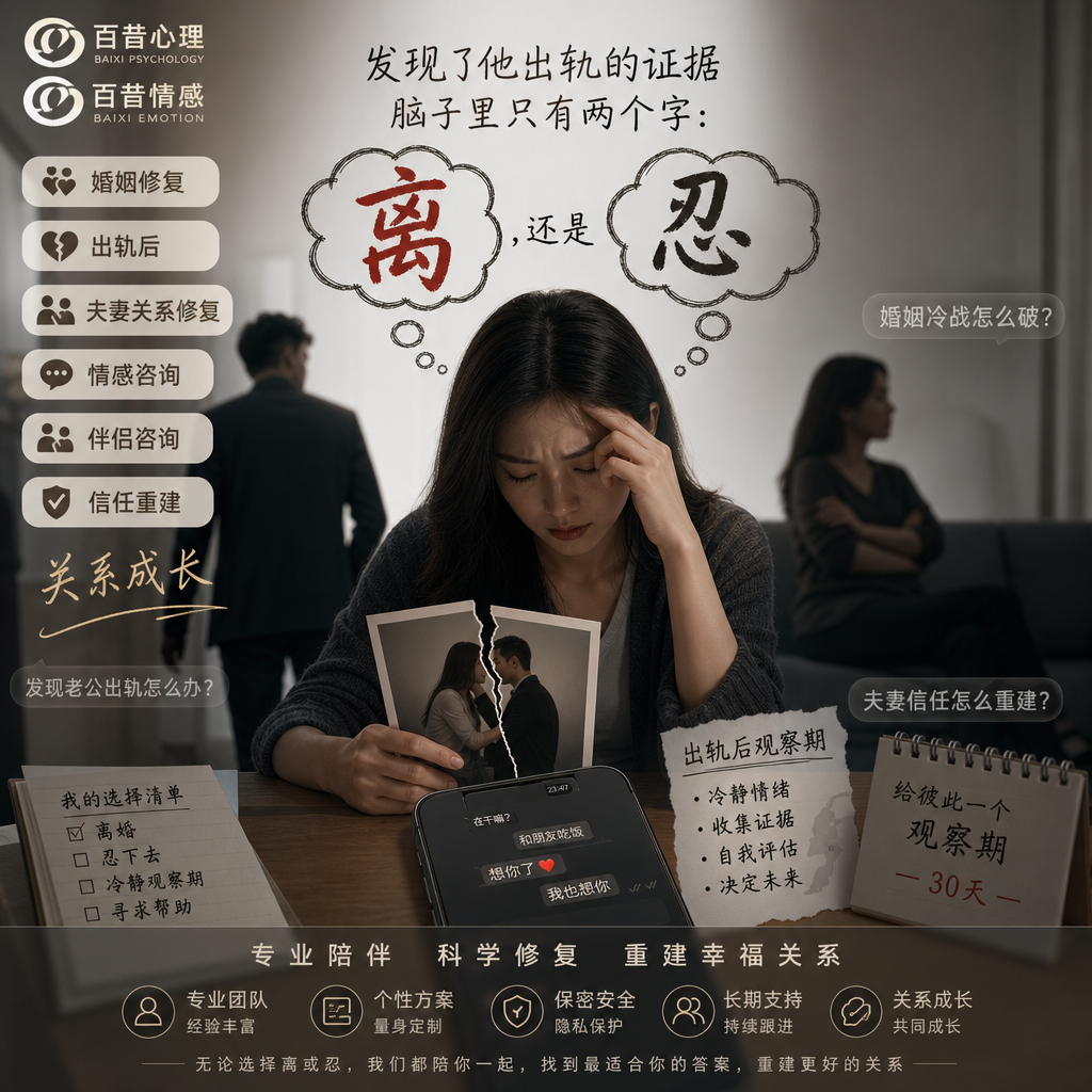 发现出轨证据，离还是忍？