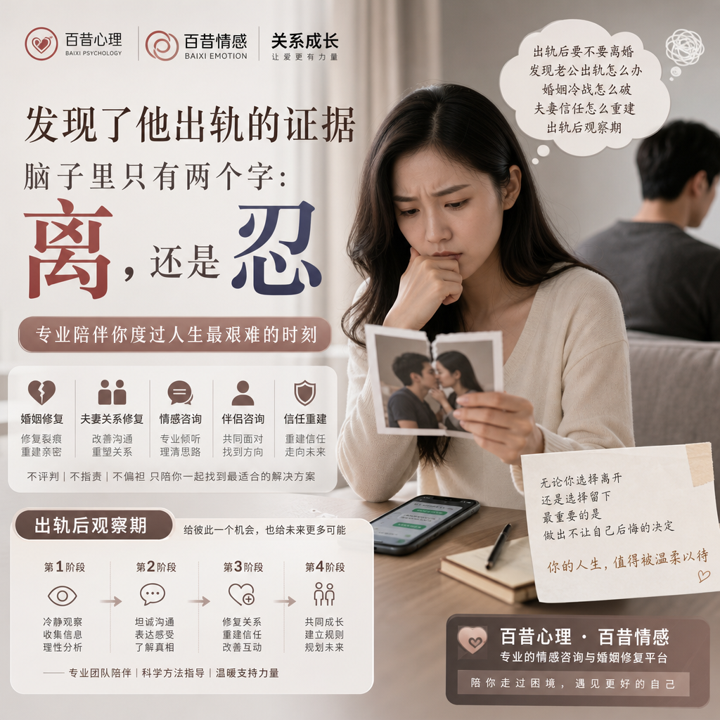 发现出轨证据后：离还是忍？先做对这件事
