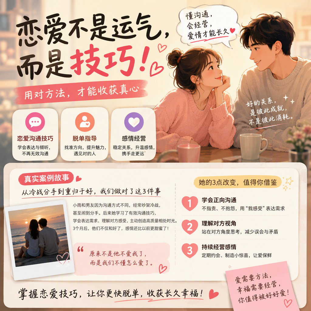 恋爱技巧案例：甜蜜爱情养成记